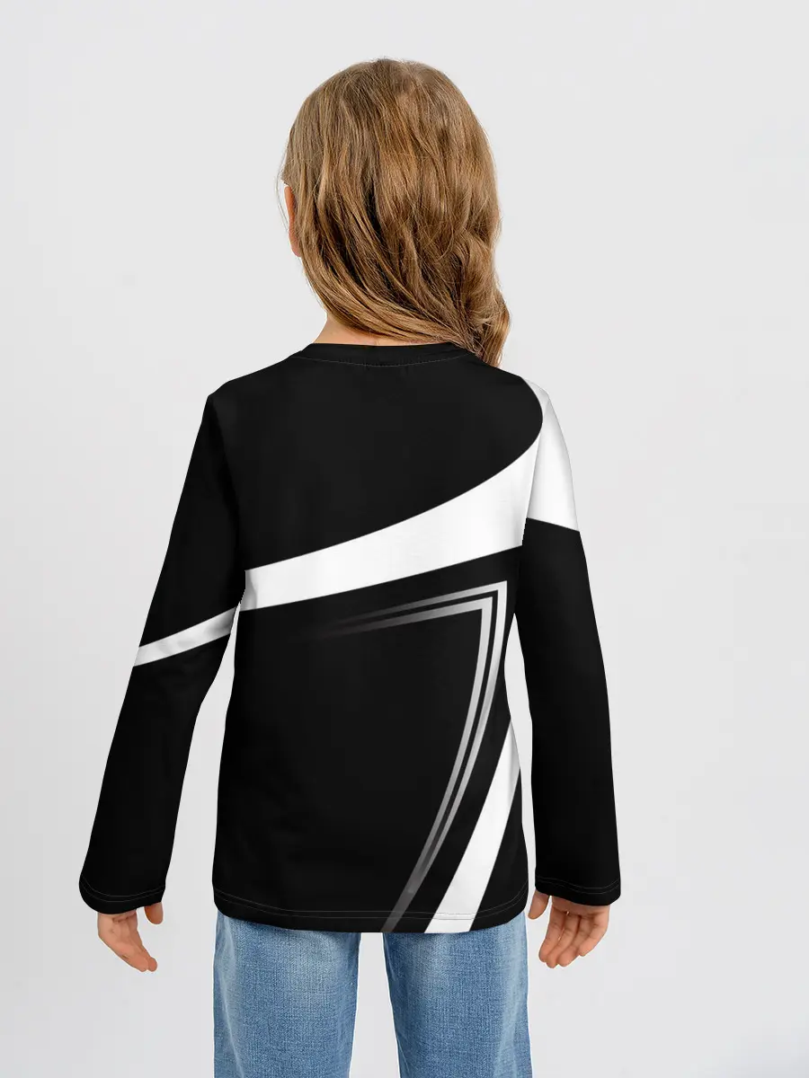 Детский лонгслив / JUVENTUS / ЮВЕНТУС / ПОЛОСЫ