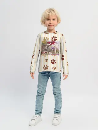 Детский лонгслив / Свободу фурри