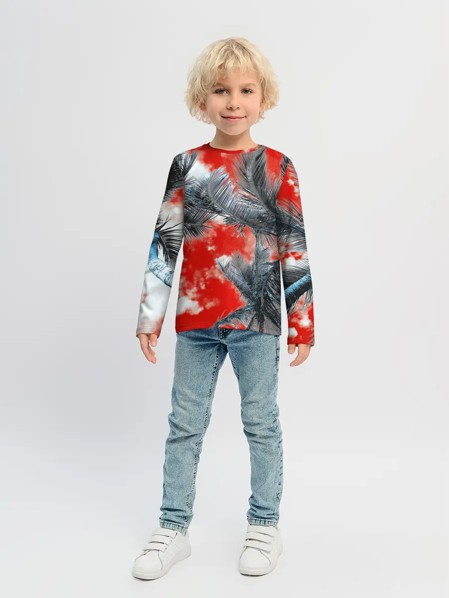 Детский лонгслив / Tropics Inverted