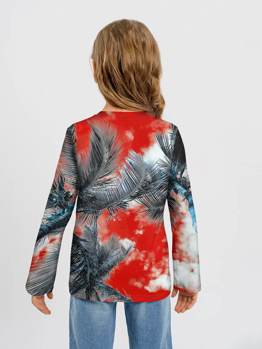 Детский лонгслив / Tropics Inverted