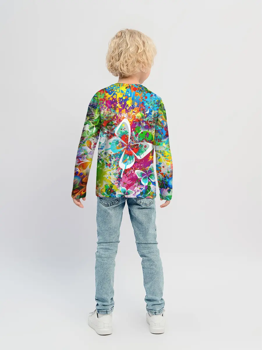 Детский лонгслив / ЯРКИЕ КРАСКИ