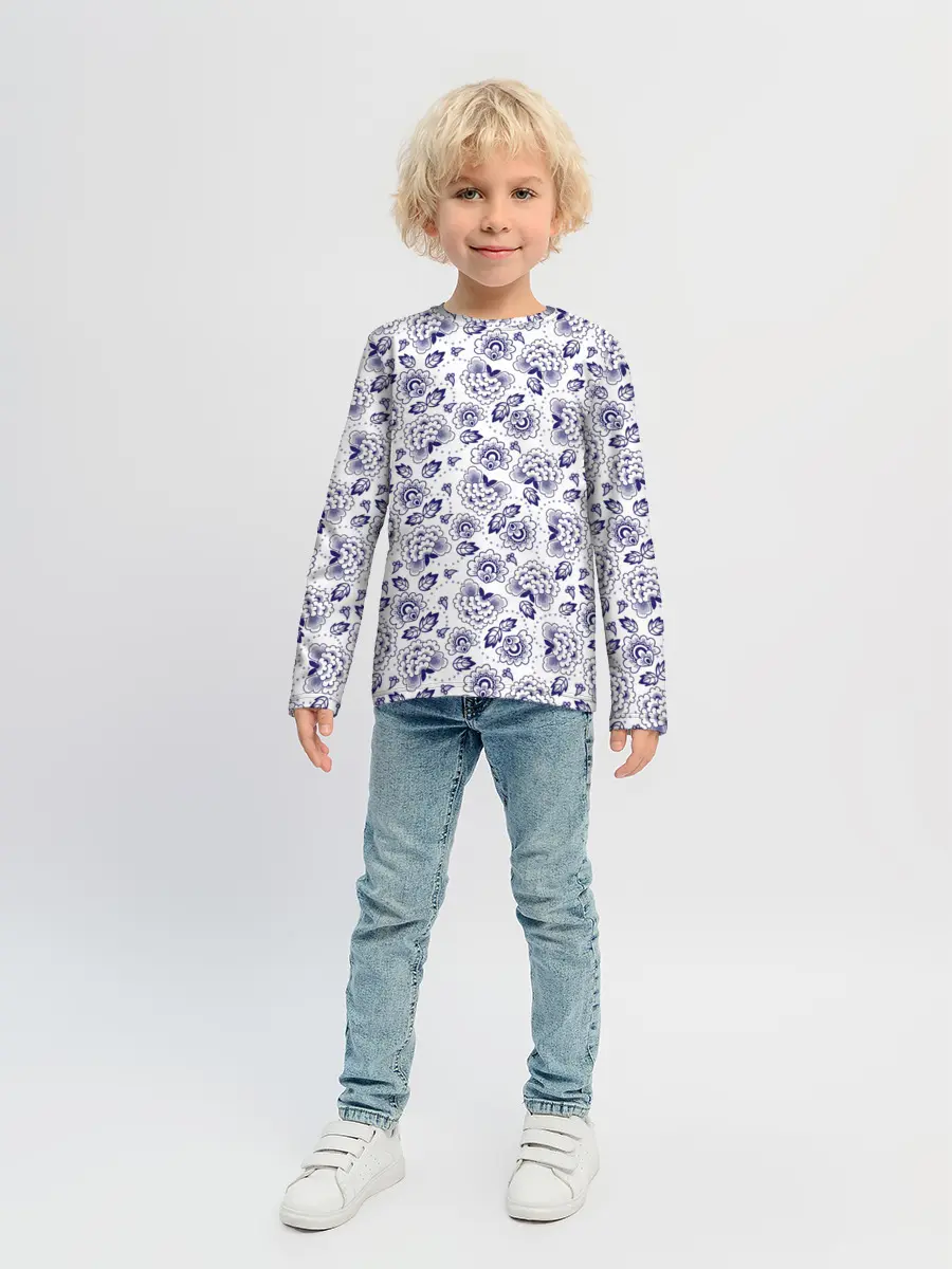 Детский лонгслив / Узор