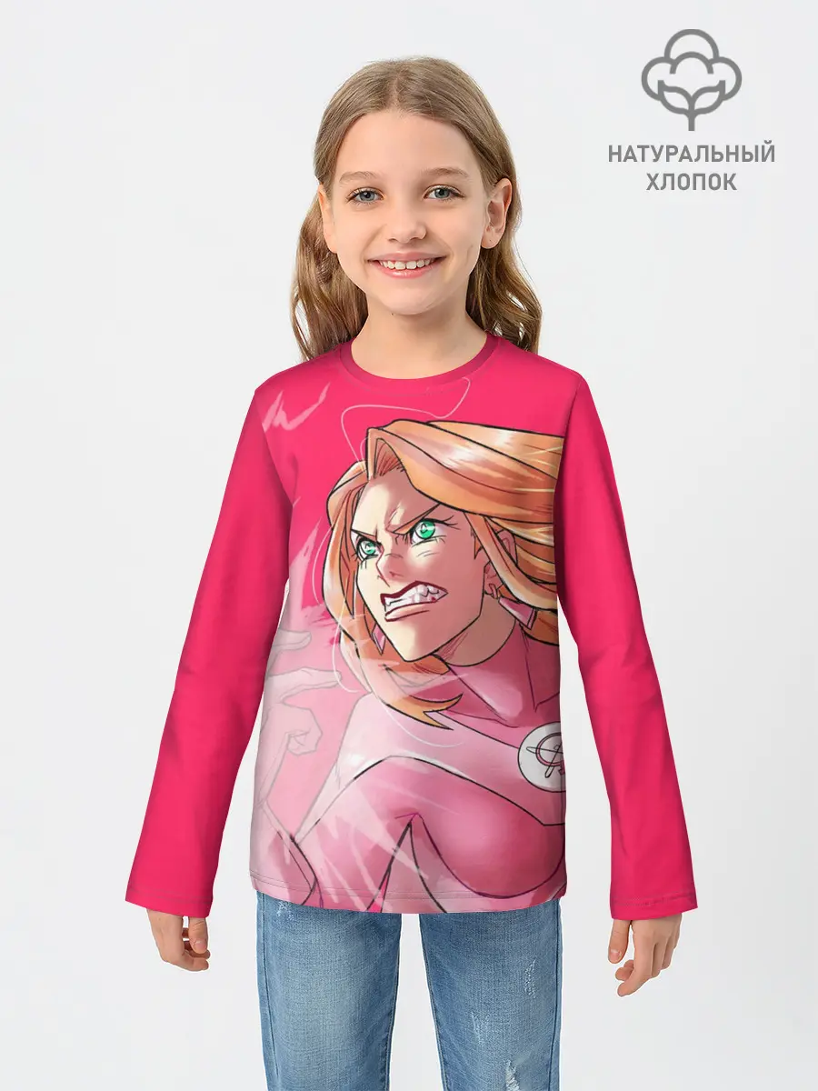 Детский лонгслив / Атом Ева