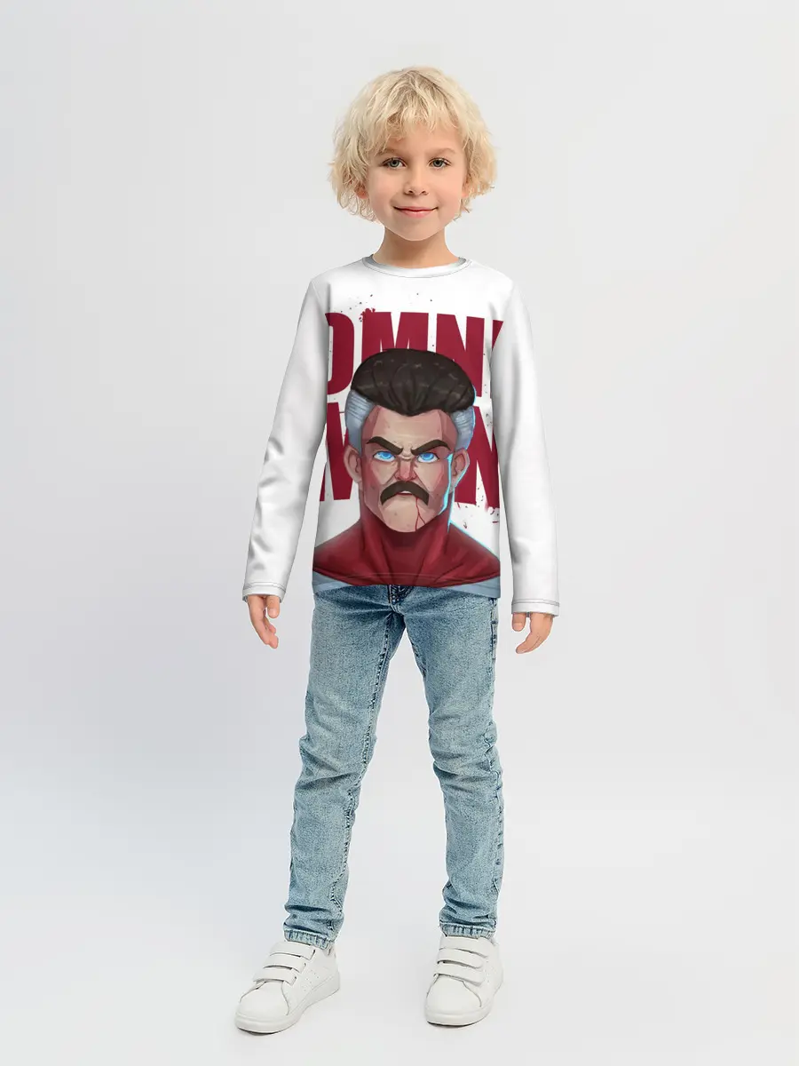 Детский лонгслив / Омни Мен
