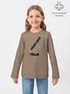 Детский лонгслив / Пиши