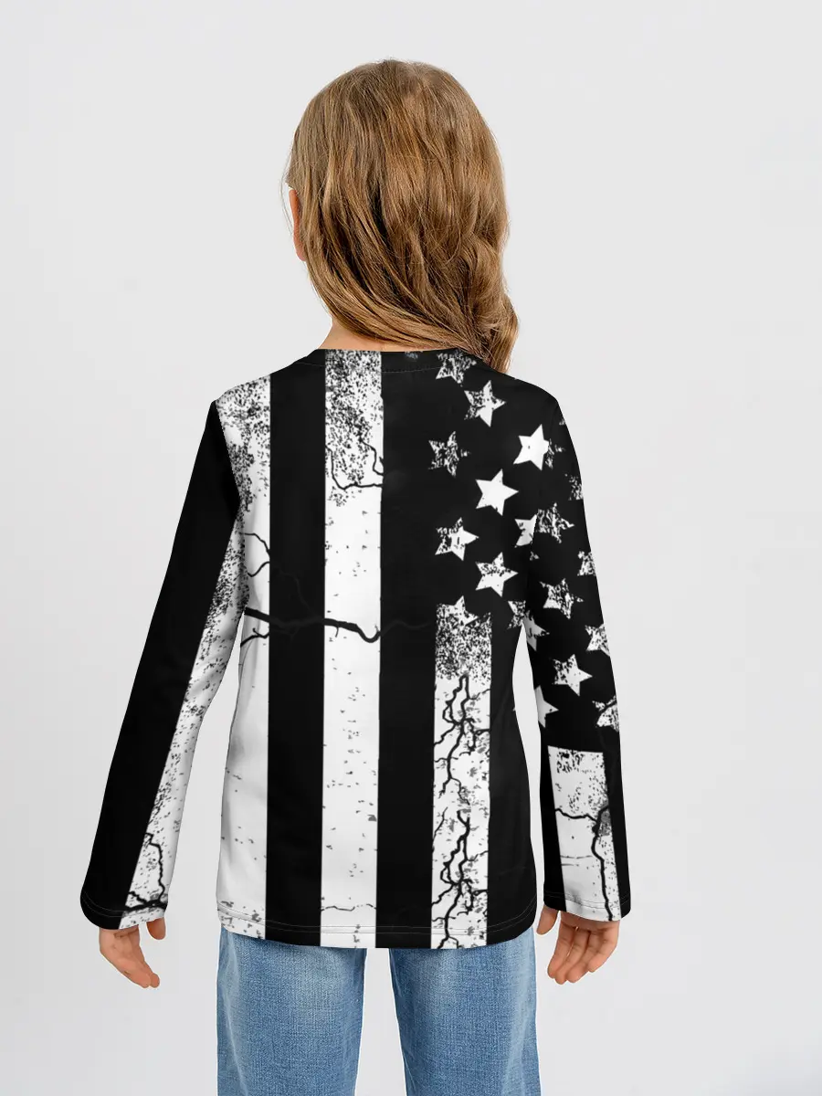 Детский лонгслив / ЗВЕЗДНО-ПОЛОСАТЫЙ