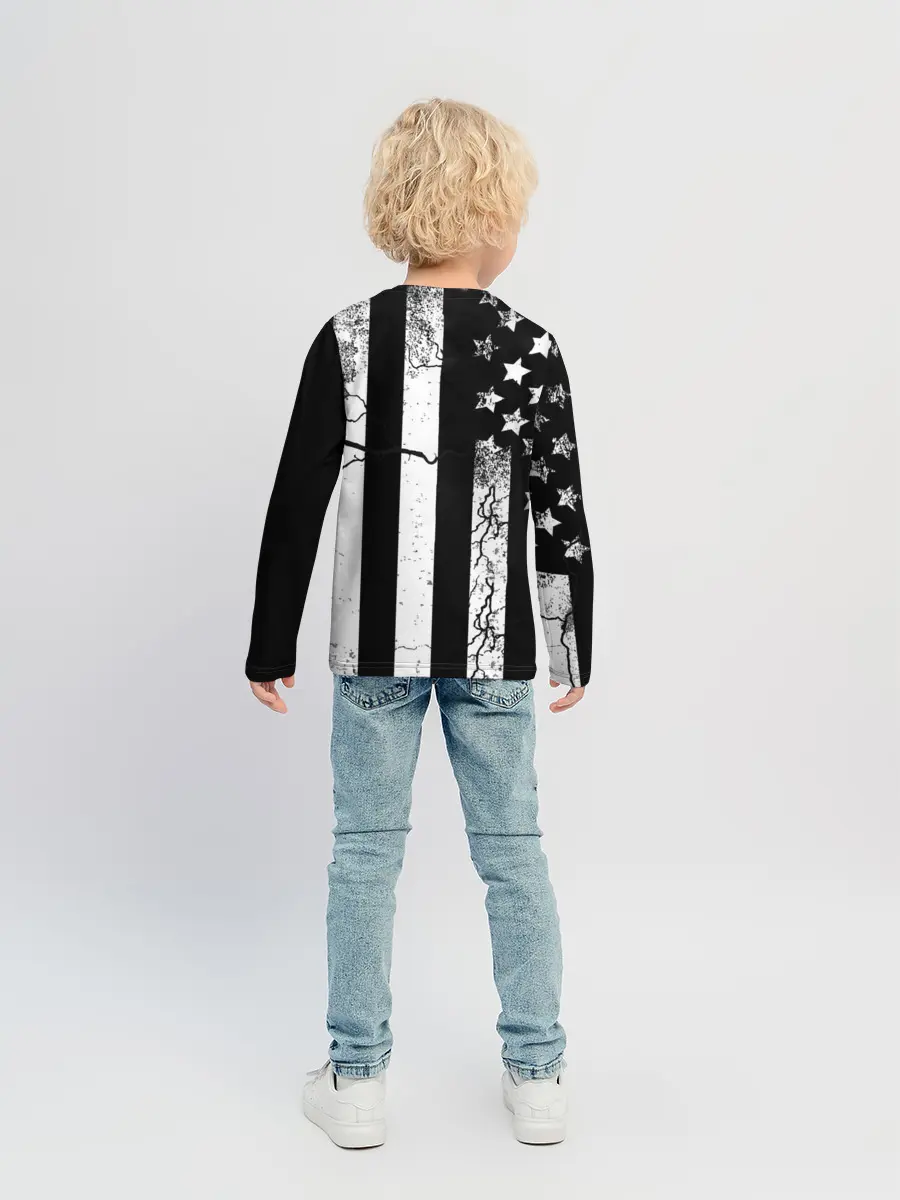 Детский лонгслив / ЗВЕЗДНО-ПОЛОСАТЫЙ