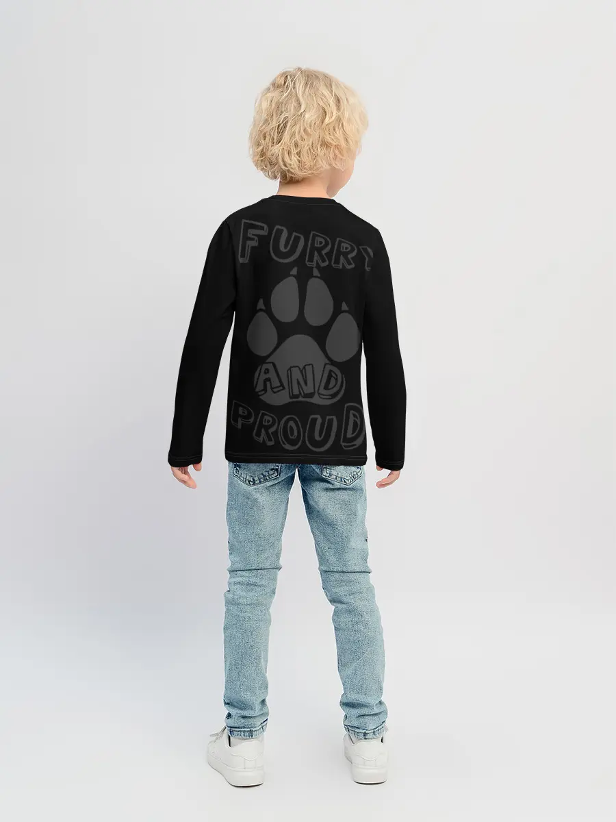 Детский лонгслив / Furry proud