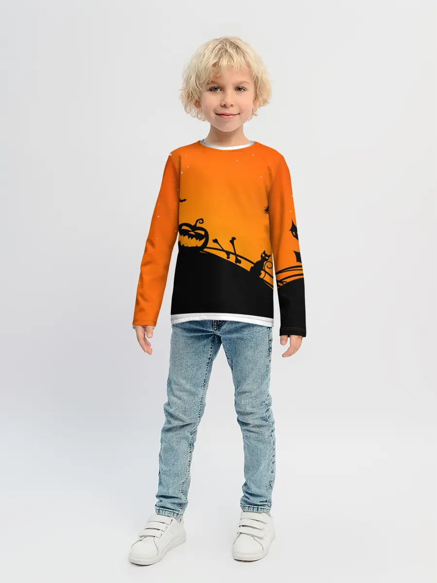 Детский лонгслив / Хэллоуин
