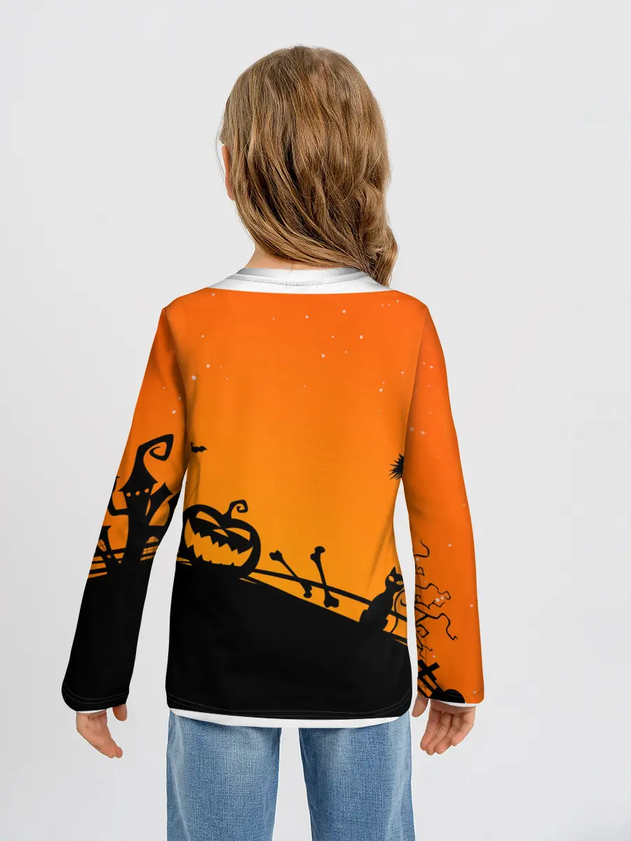 Детский лонгслив / Хэллоуин