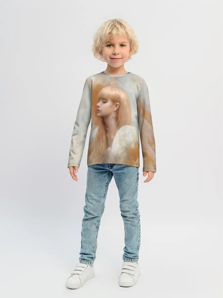 Детский лонгслив / Розэ маслом