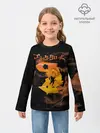 Детский лонгслив / Чёрный клевер удар Аста мечом
