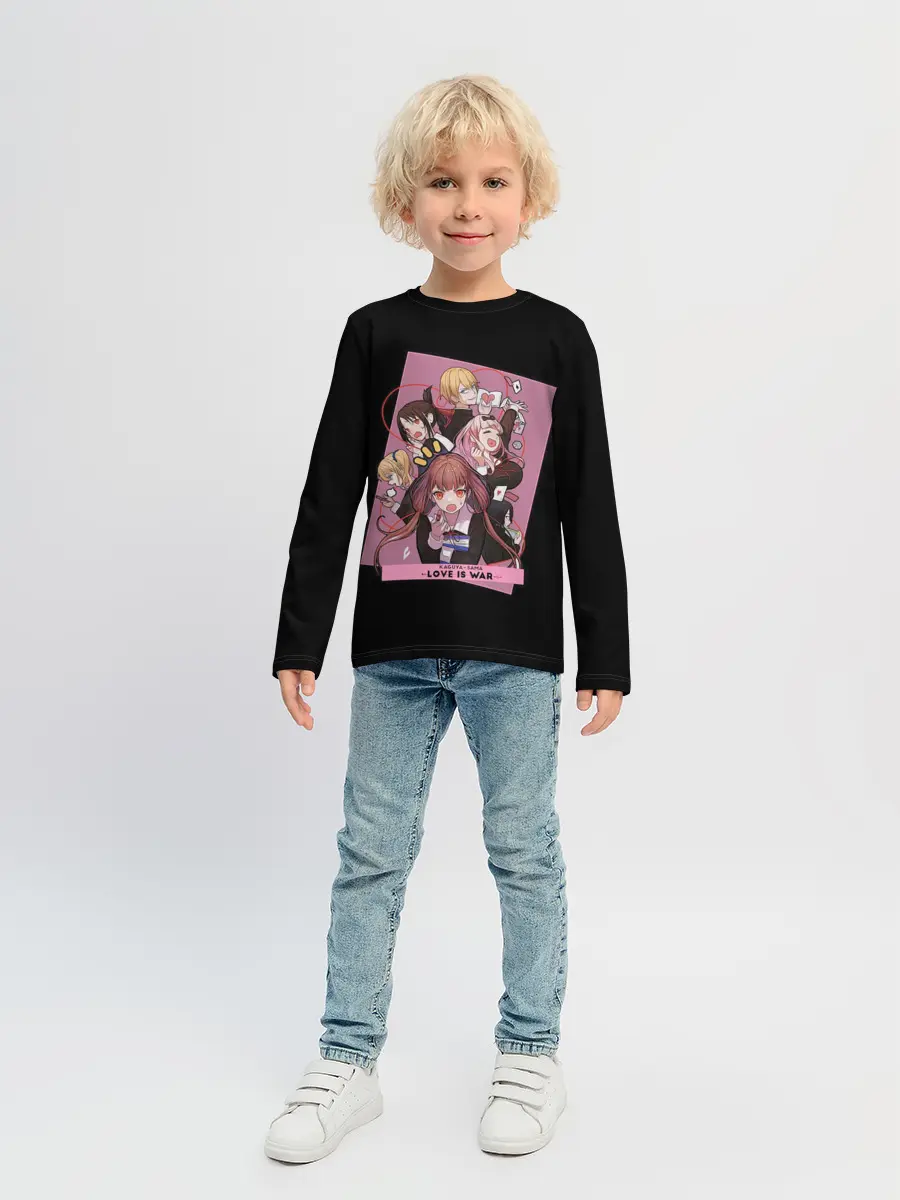 Детский лонгслив / Kaguya Sama | Госпожа Кагуя