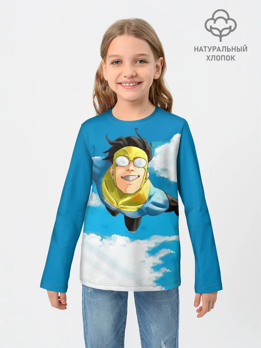 Детский лонгслив / Неуязвимый