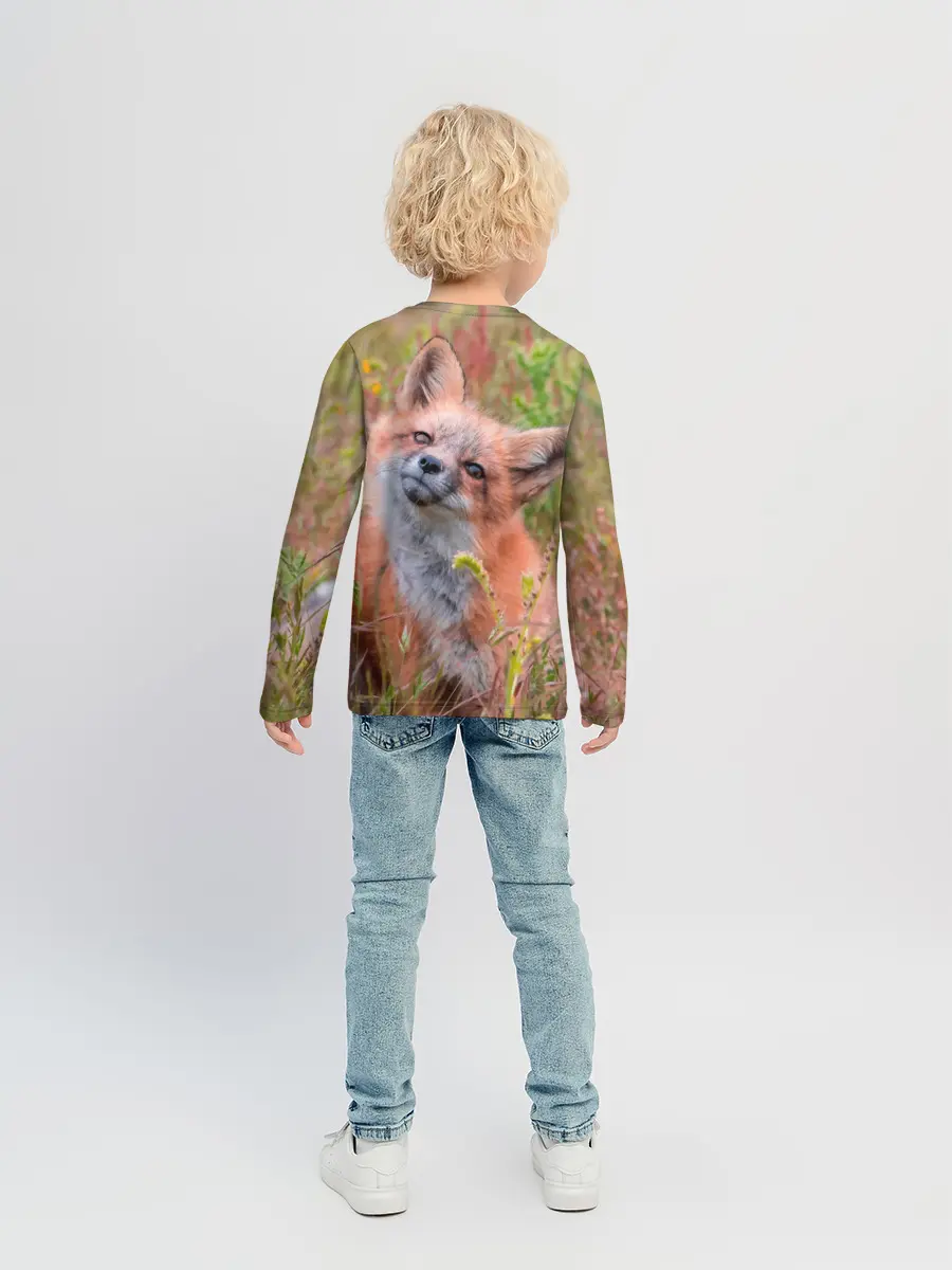 Детский лонгслив / Лисичка
