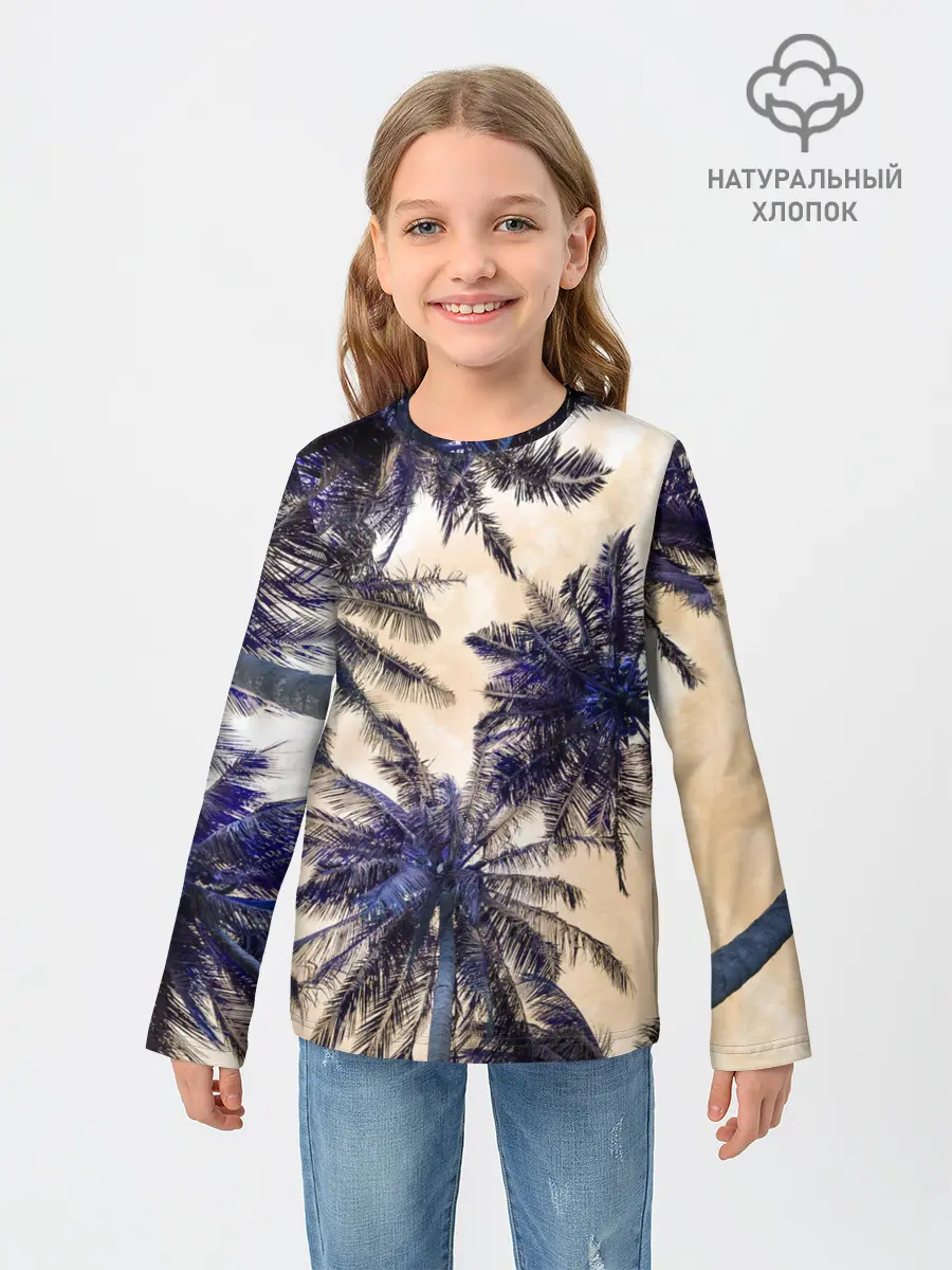Детский лонгслив / Тропики