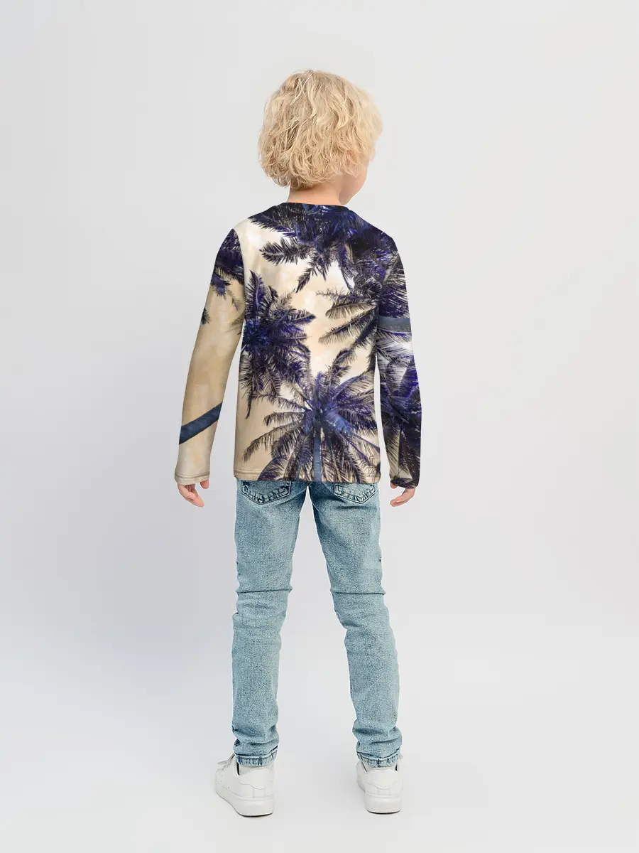 Детский лонгслив / Тропики