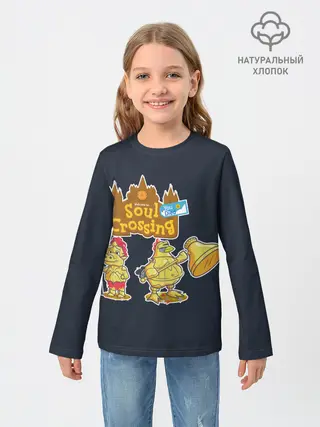 Детский лонгслив / Animal crossing x Dark Souls