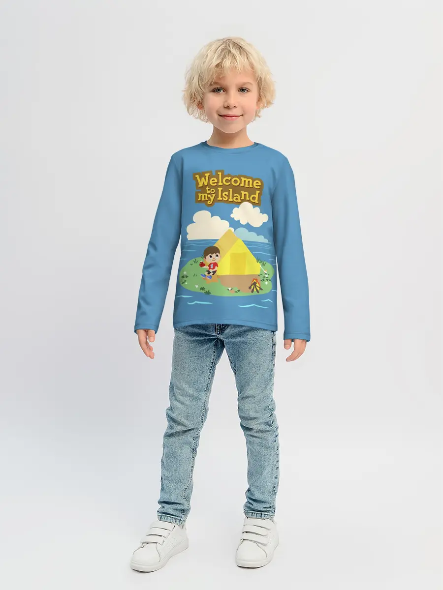 Детский лонгслив / Мой остров
