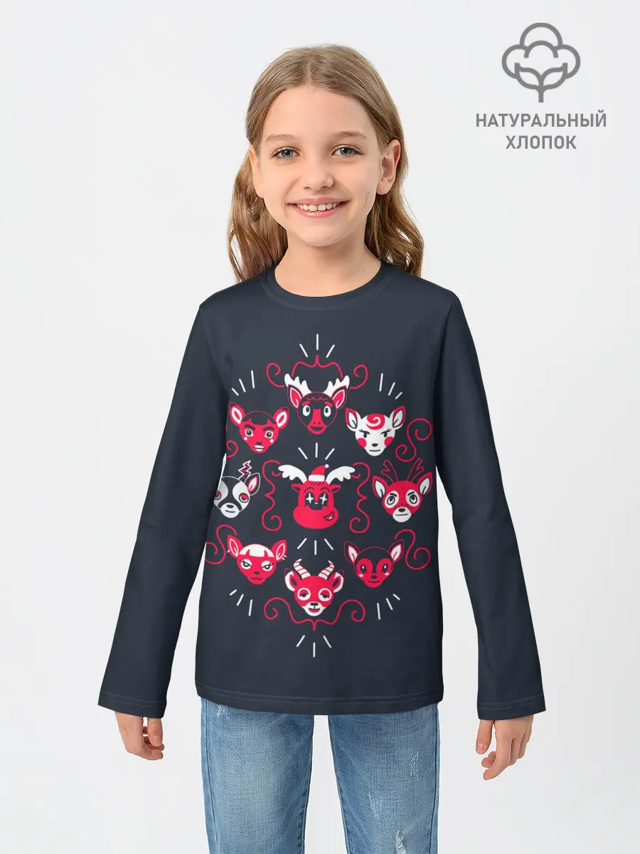 Детский лонгслив / Animal Crossing | Deer