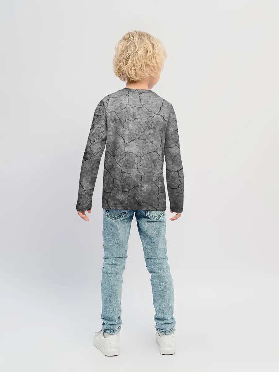 Детский лонгслив / Трещины