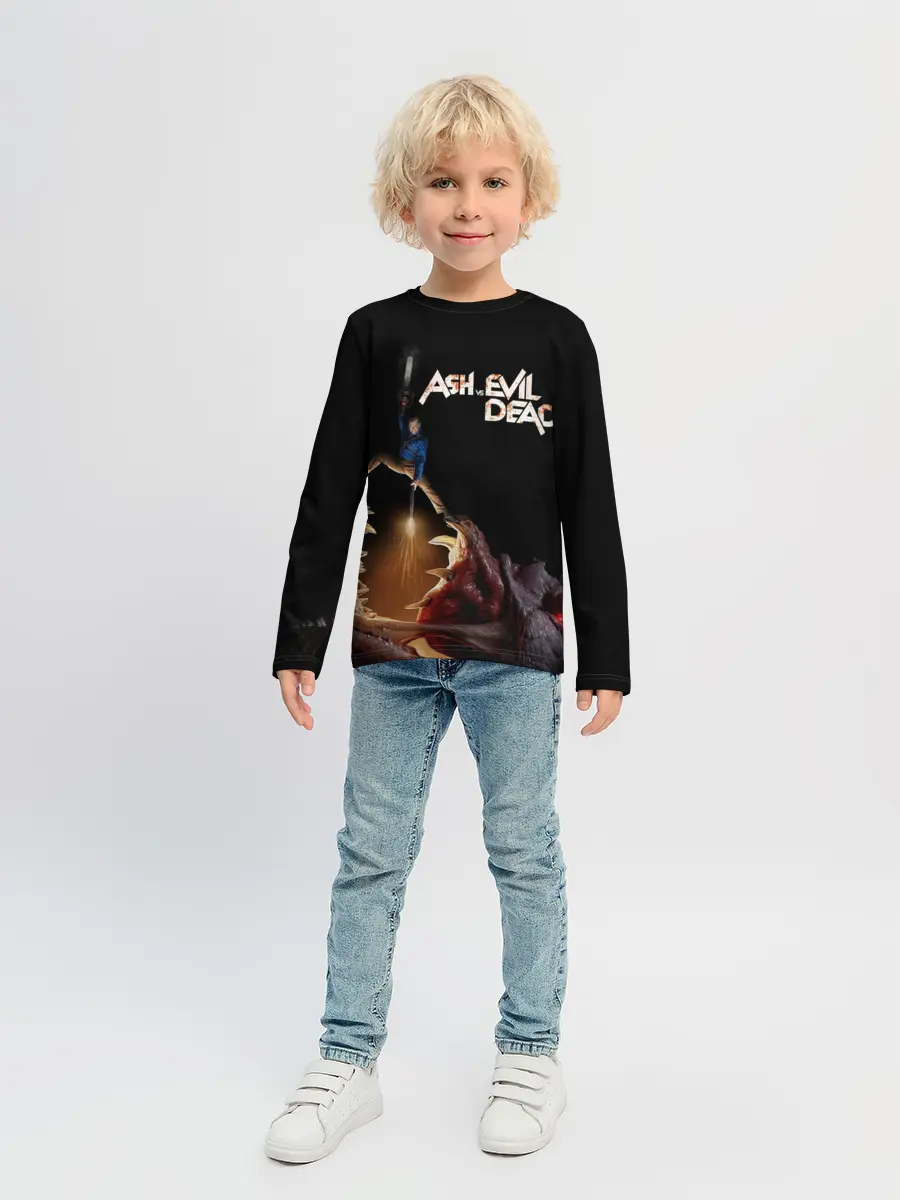 Детский лонгслив / Эш против демона