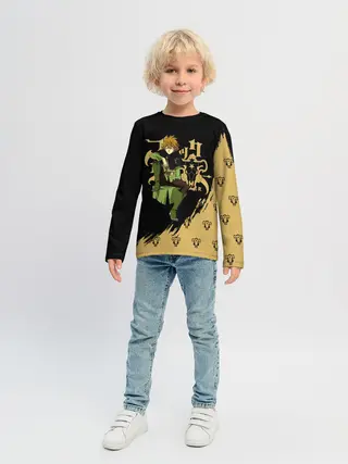 Детский лонгслив / Финрал Ролкейс | Чёрный Клевер