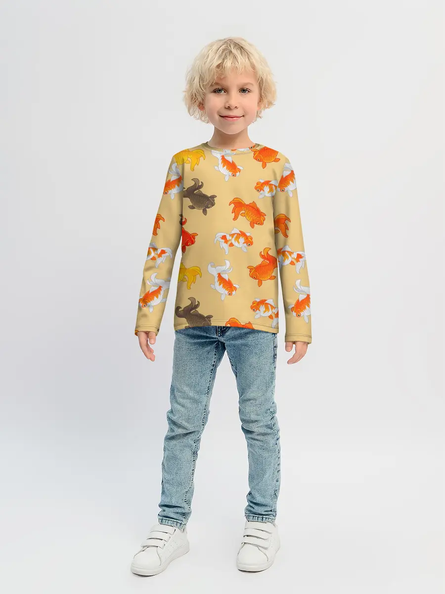 Детский лонгслив / Рыбки