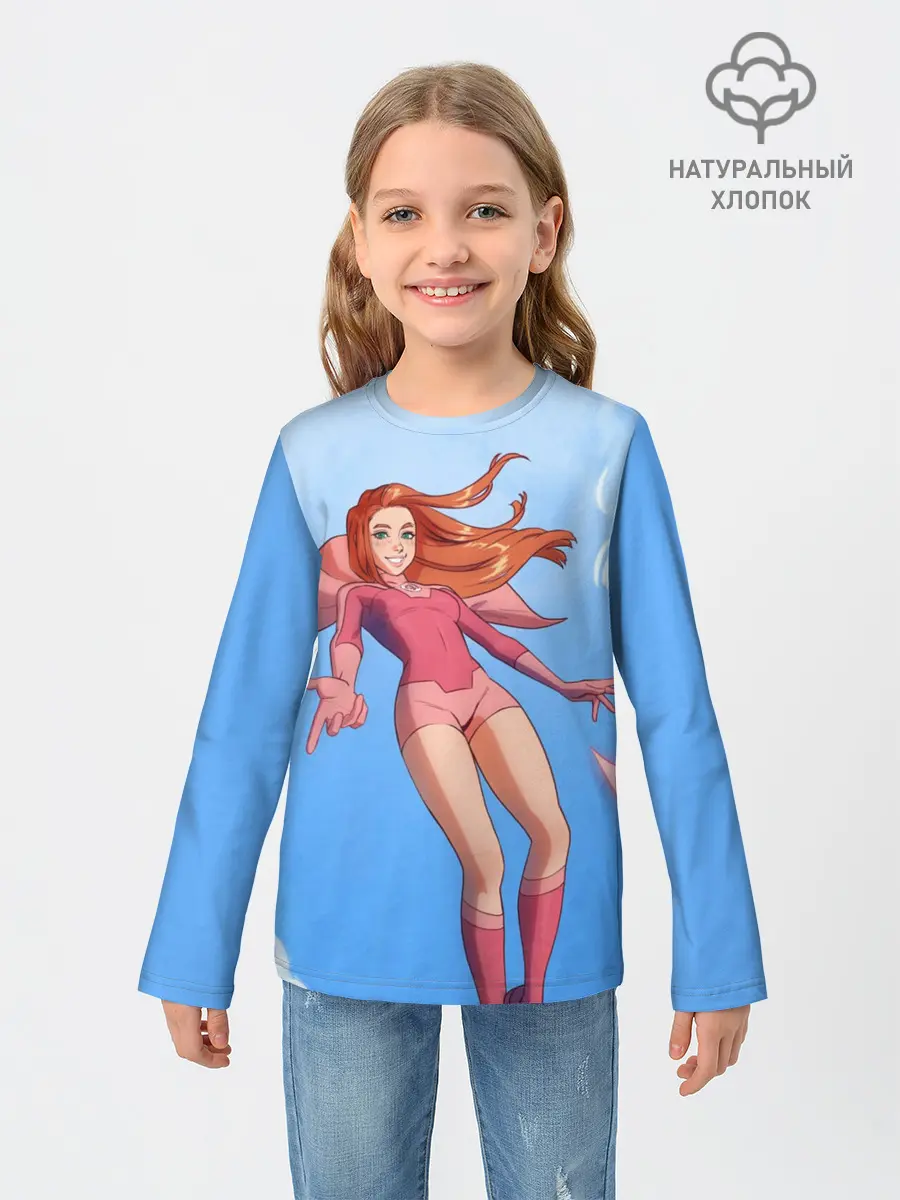 Детский лонгслив / Атомная Ева
