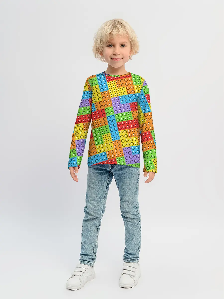 Детский лонгслив / POP IT / SIMPLE DIMPLE