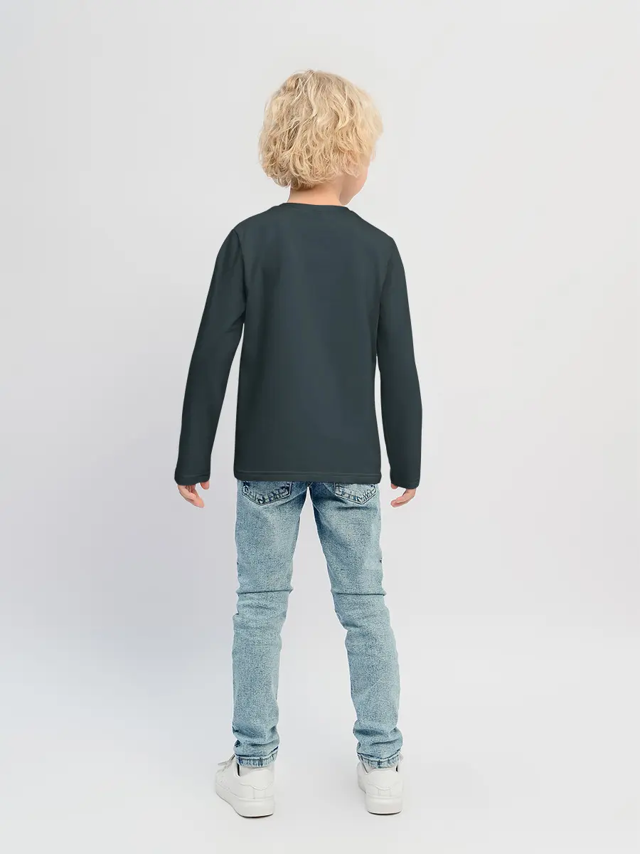 Детский лонгслив / Гора наоборот