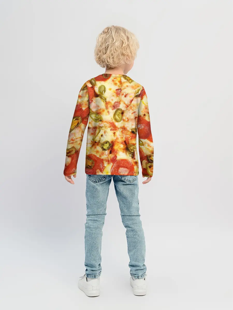 Детский лонгслив / Пицца