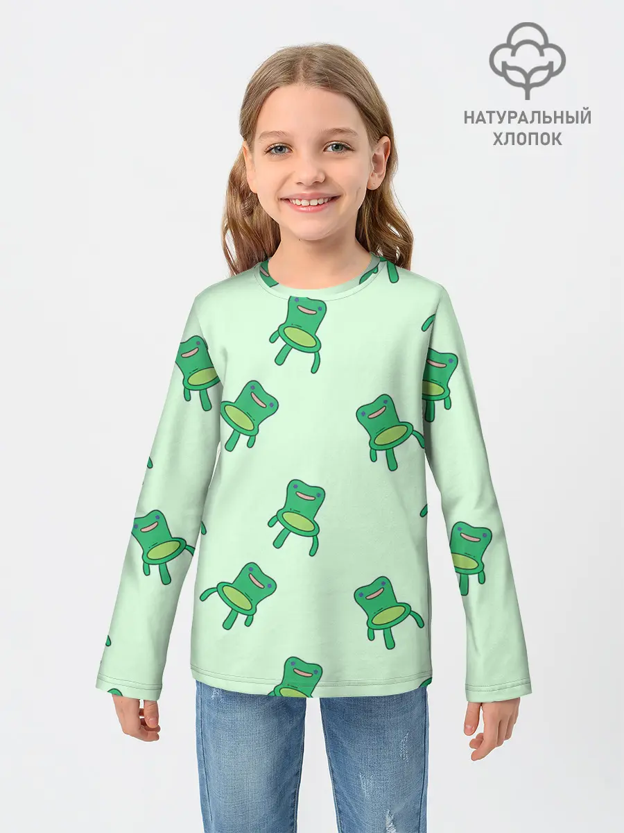 Детский лонгслив / Froggy crossing