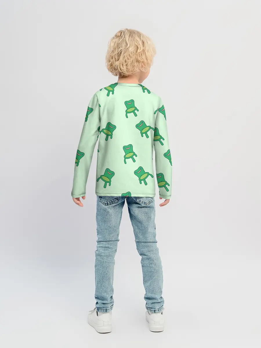 Детский лонгслив / Froggy crossing