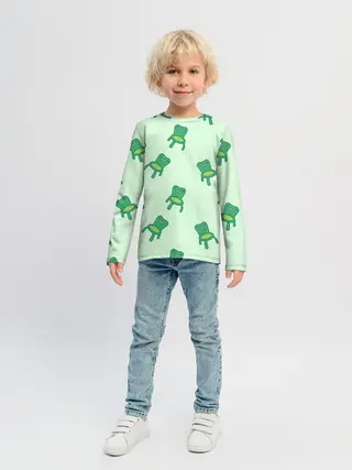 Детский лонгслив / Froggy crossing