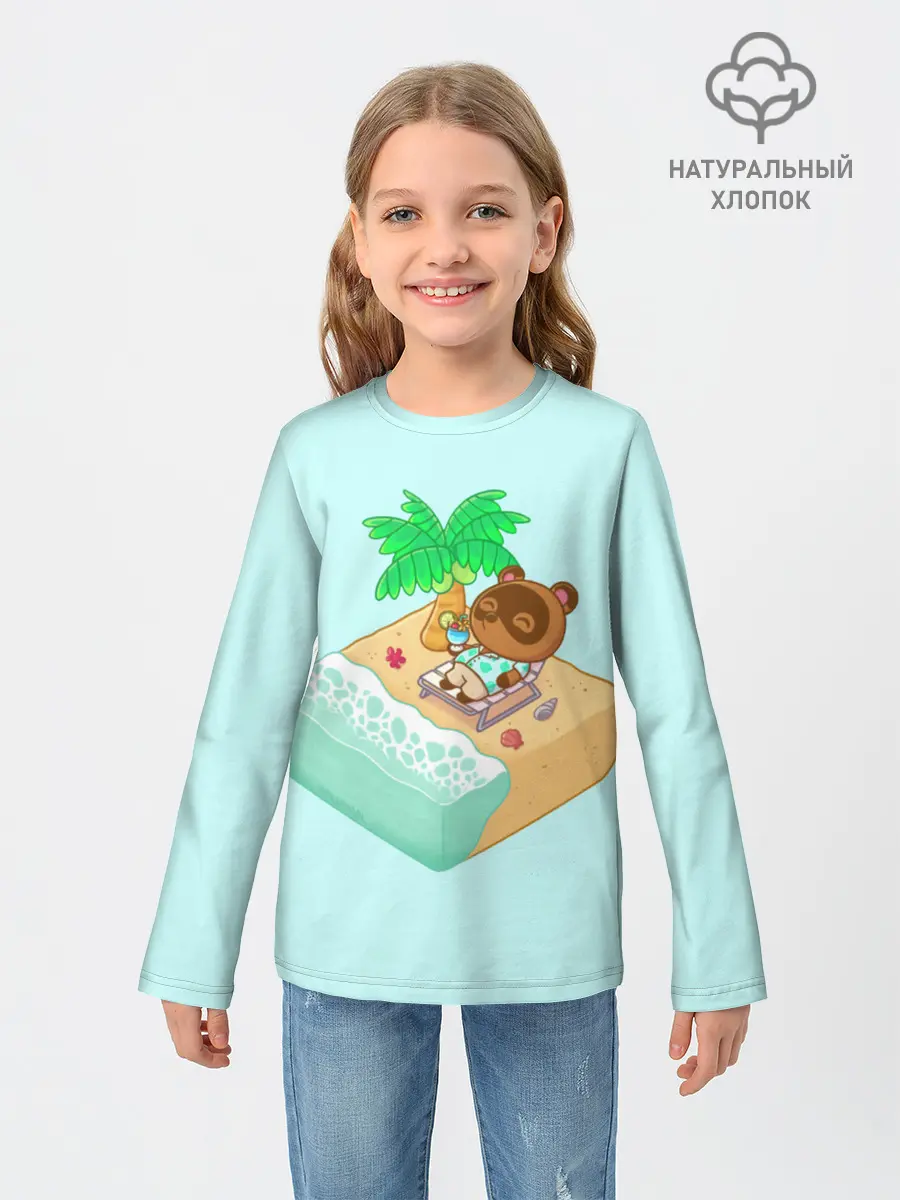 Детский лонгслив / Beach Crossing