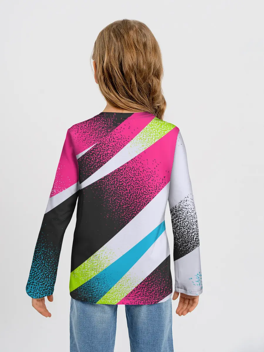 Детский лонгслив / Sport style: Линии