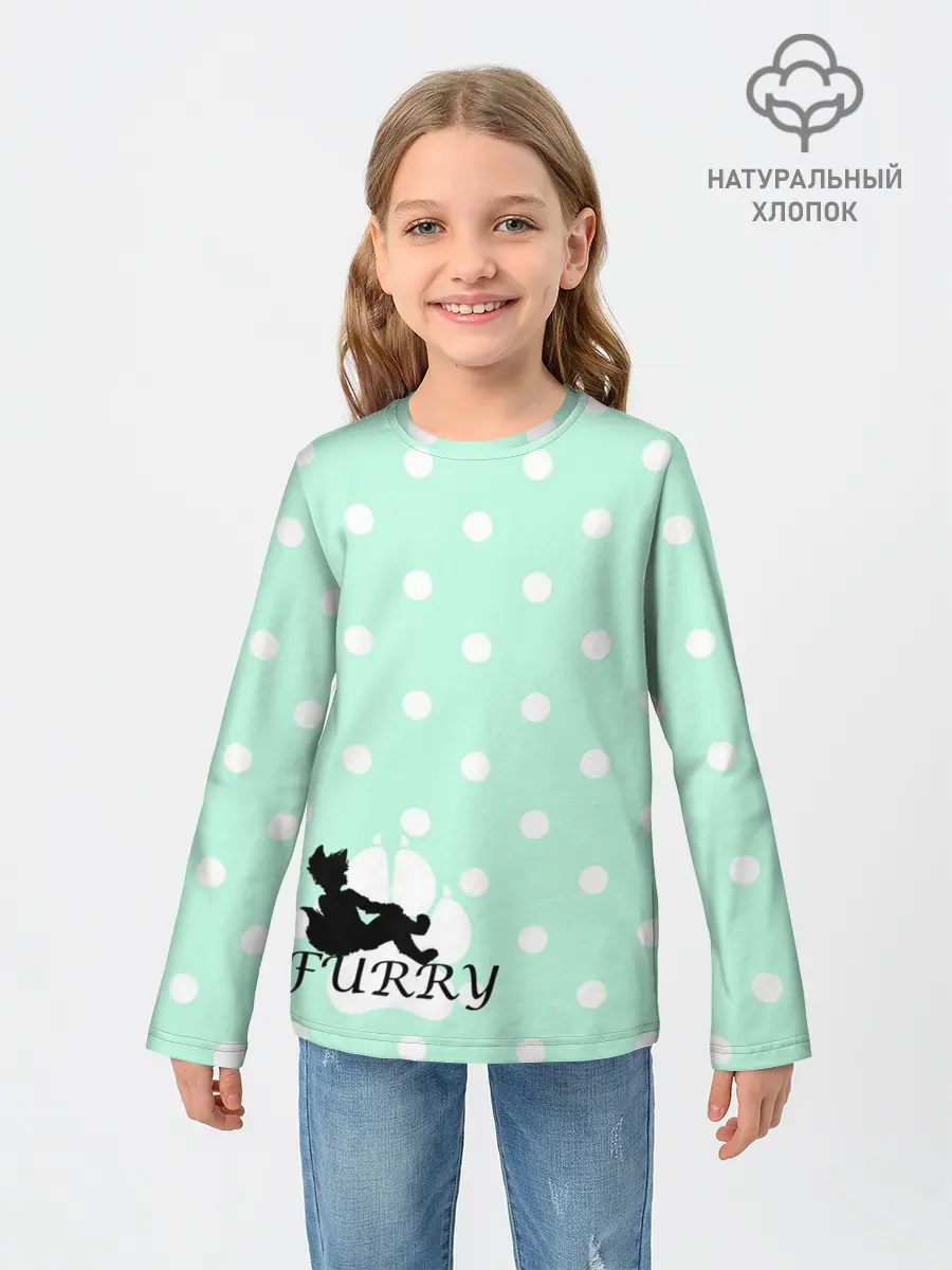 Детский лонгслив / Furry Fox