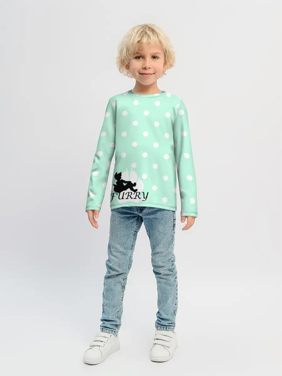 Детский лонгслив / Furry Fox