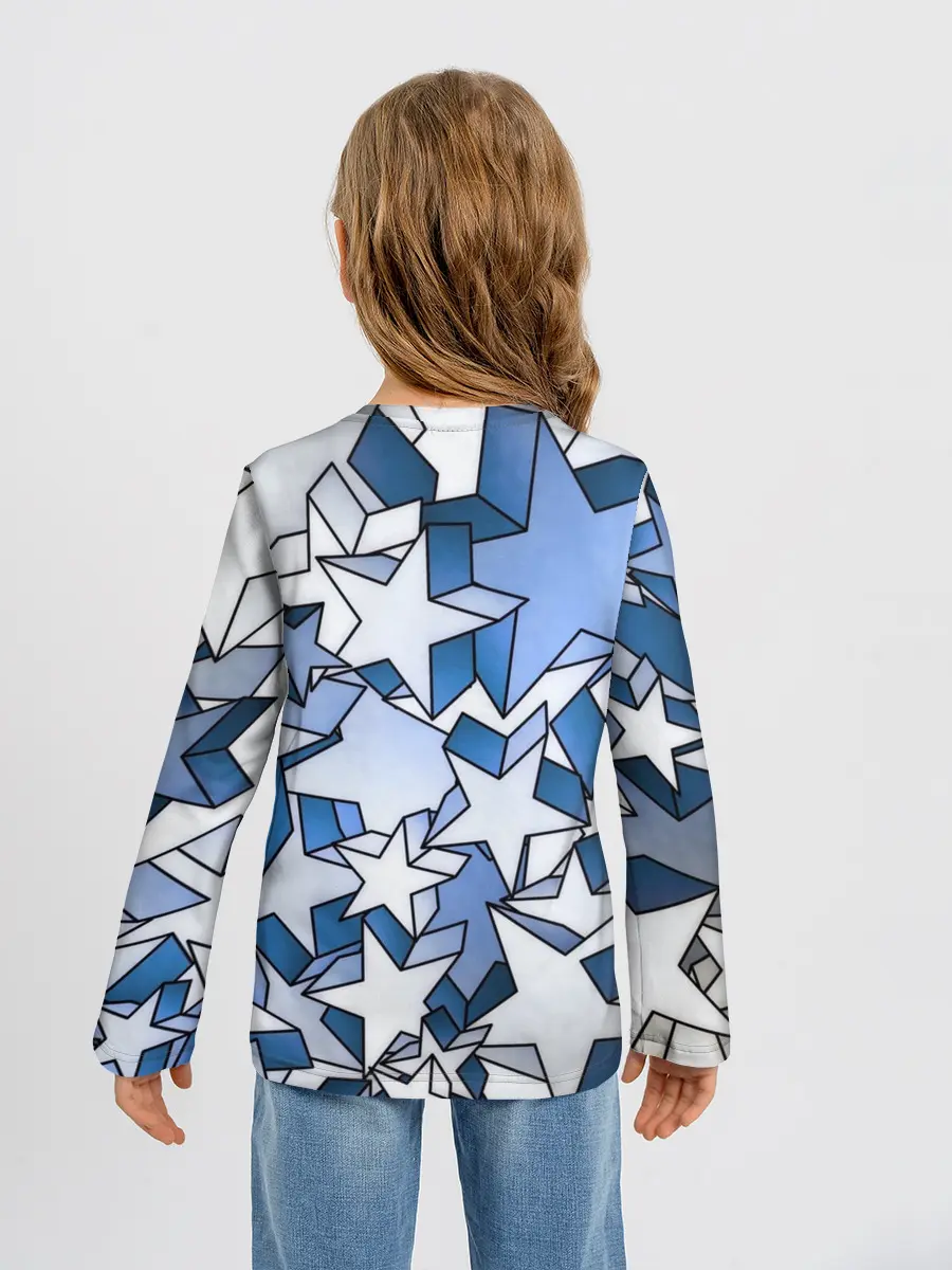 Детский лонгслив / Магические звезды