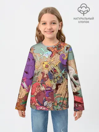 Детский лонгслив / MONSTER WAR | СЮРРЕАЛИЗМ