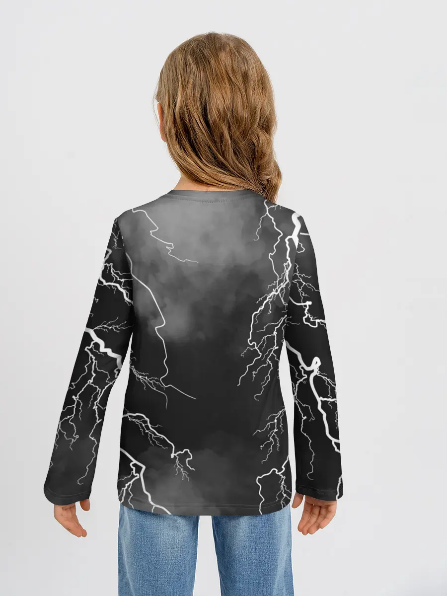 Детский лонгслив / METALLICA РАЗРЯД МОЛНИИ