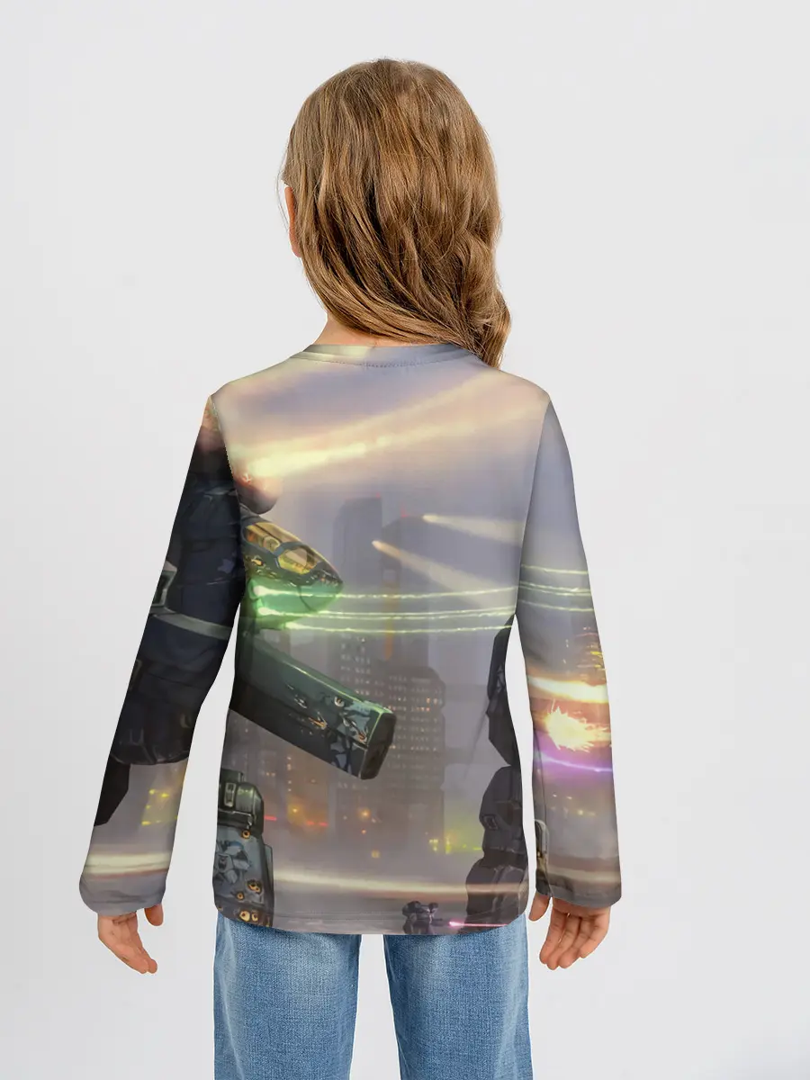 Детский лонгслив / Боевая техника