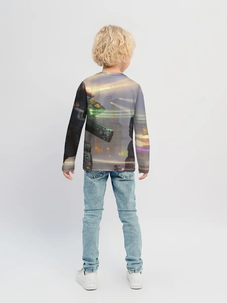 Детский лонгслив / Боевая техника
