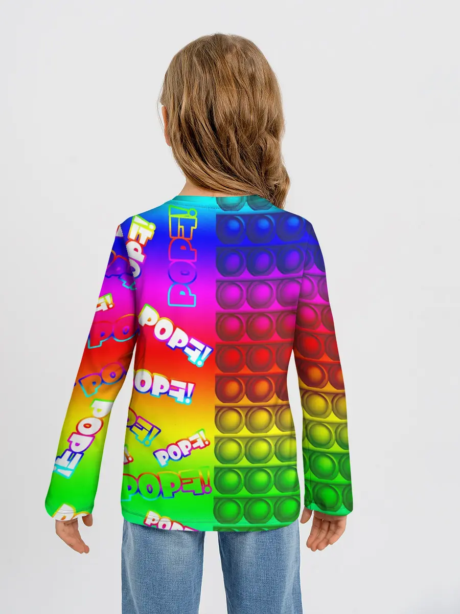 Детский лонгслив / POP it!