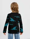 Детский лонгслив / Плавники акул