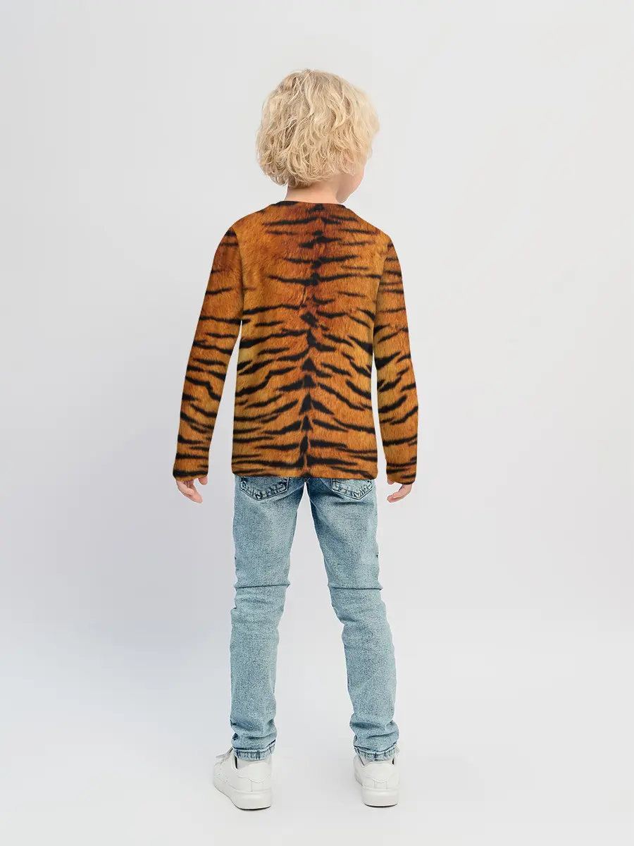 Детский лонгслив / Шкура Тигра