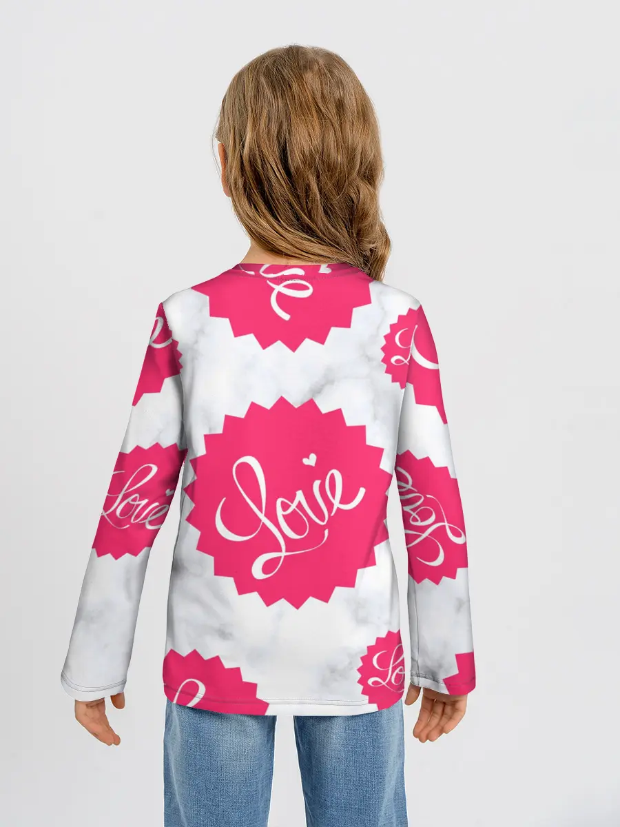 Детский лонгслив / Feel Love