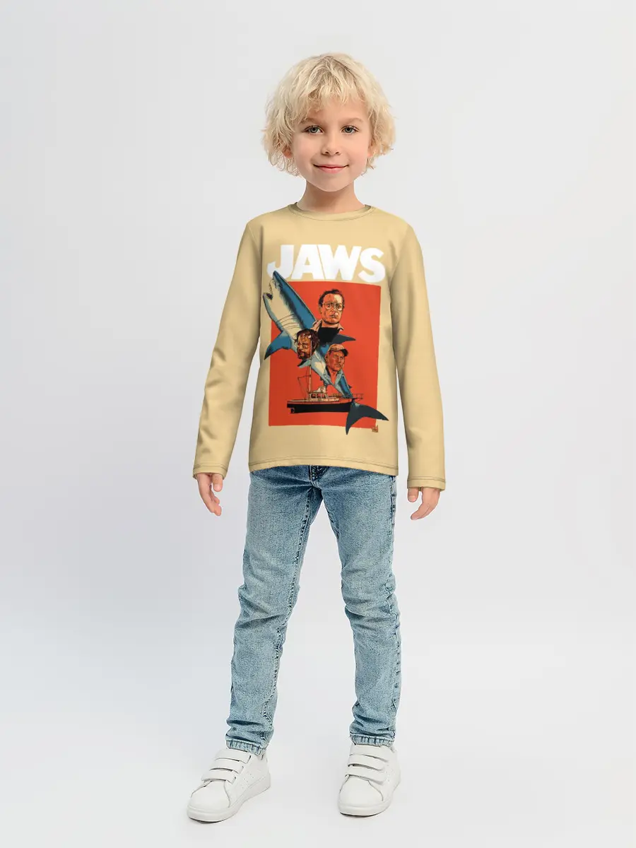 Детский лонгслив / Челюсти