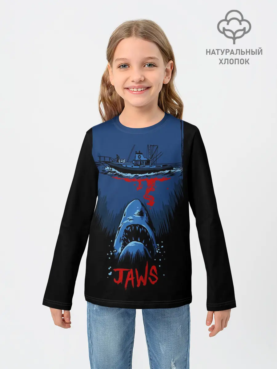 Детский лонгслив / Jaws movie